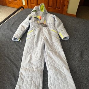 Free People All Prepped Snow Suit Steel Blue SMALL